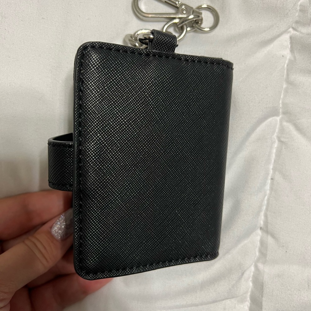 Black Card Case With Key Chain Attachment - image 3